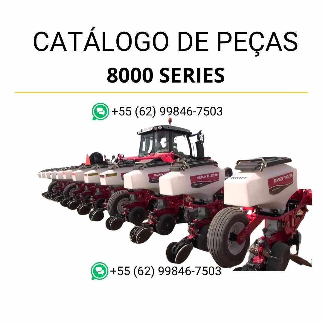 Catálogo de peças Massey Ferguson Série 8000 Acessórios em PDF com diagramas técnicos e identificação completa dos componentes