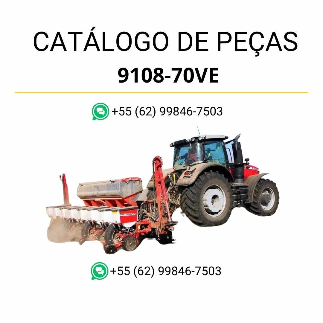 Catálogo de peças Massey Ferguson 9108-70VE Plantadora em PDF com diagramas técnicos e identificação detalhada dos componentes