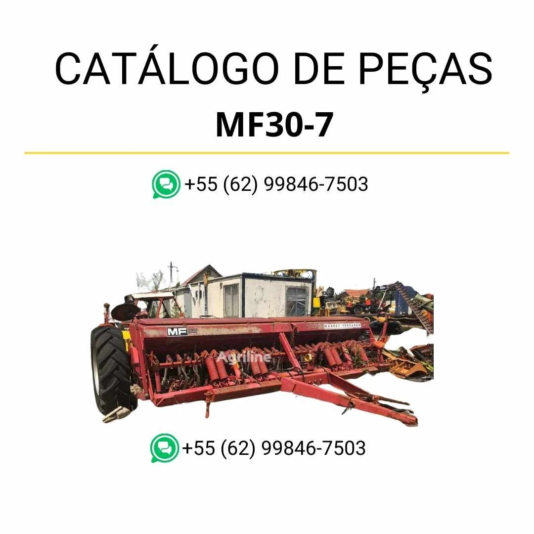 Catálogo de peças Massey Ferguson MF30-7 Speed Drill em PDF com diagramas técnicos e identificação detalhada dos componentes