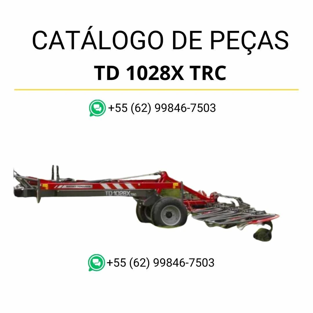 Catálogo de peças Massey Ferguson TD 1028X TRC em PDF com ilustrações técnicas e identificação completa dos componentes