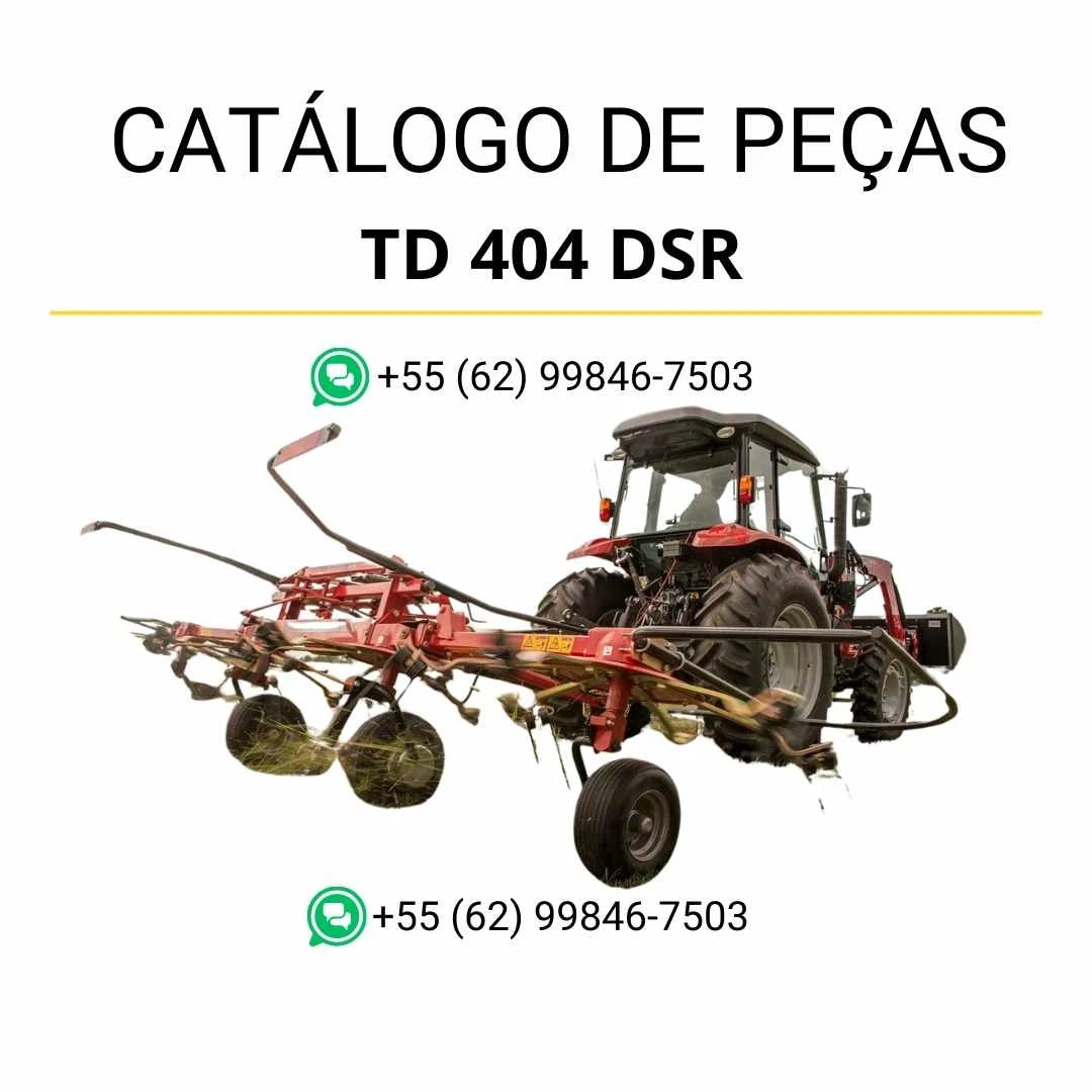 Catálogo de peças Massey Ferguson TD 404 DSR / NXB em PDF com ilustrações técnicas e identificação completa dos componentes