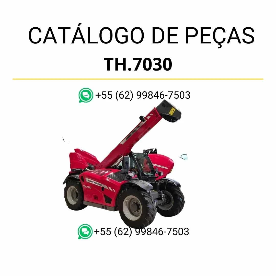 Catálogo de peças Massey Ferguson TH.7030 ST4 em PDF, com mais de 400 páginas e diagramas completos do manipulador