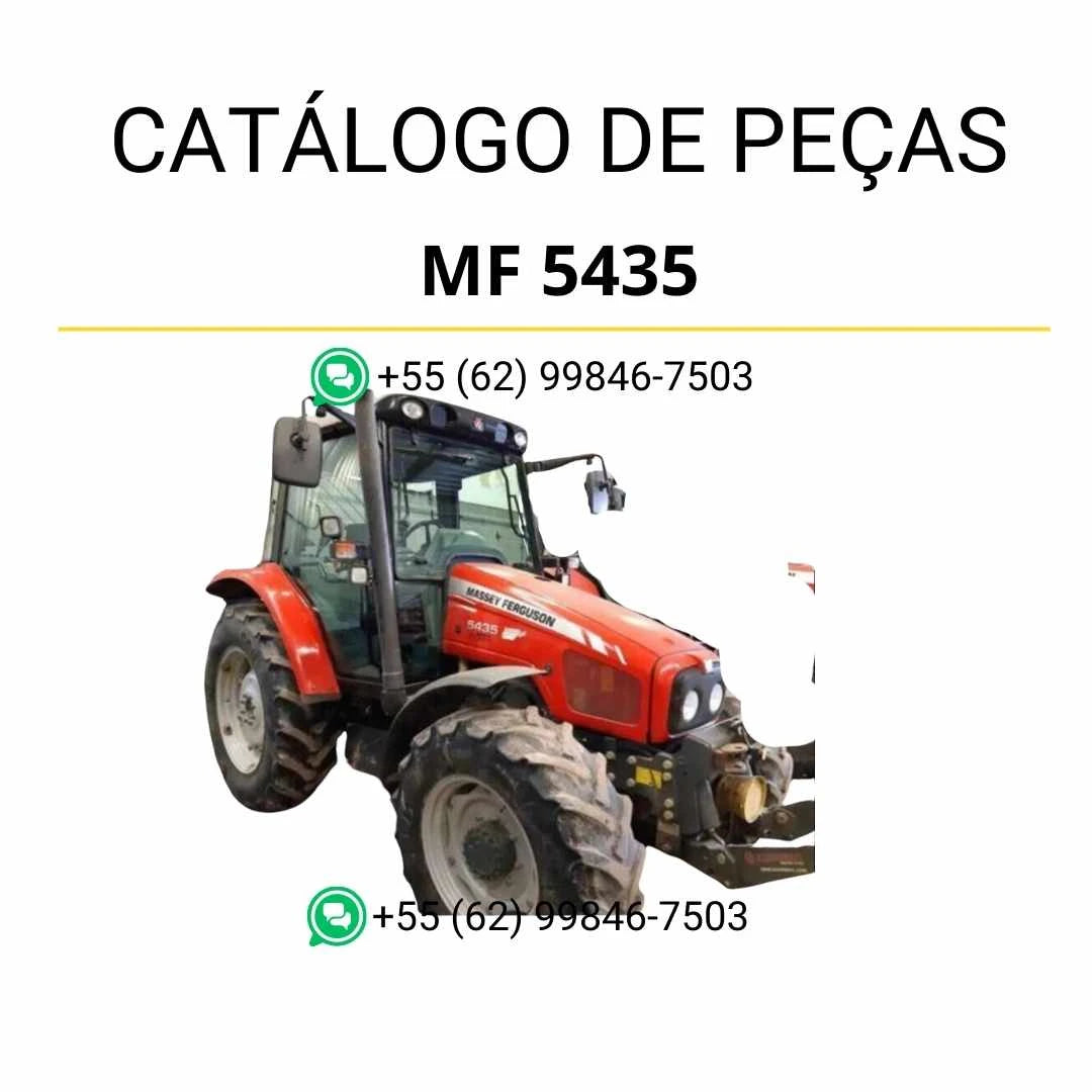 Catálogo de peças Massey Ferguson MF 5435 Tier 3 em PDF com diagramas detalhados e identificação completa dos componentes do trator