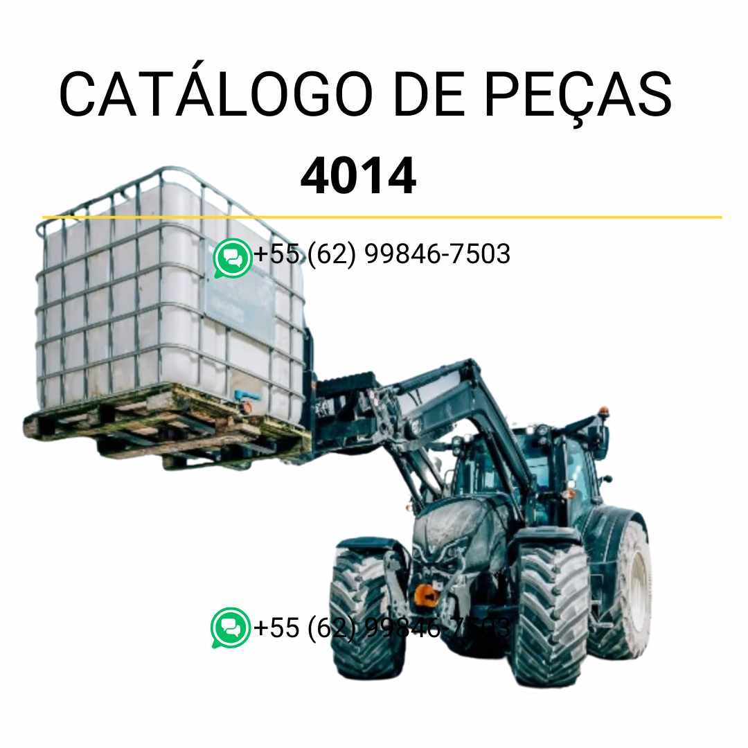 Catálogo de peças Valtra 4014 em PDF — guia ilustrado com diagramas técnicos e lista completa de componentes originais do carregador frontal.