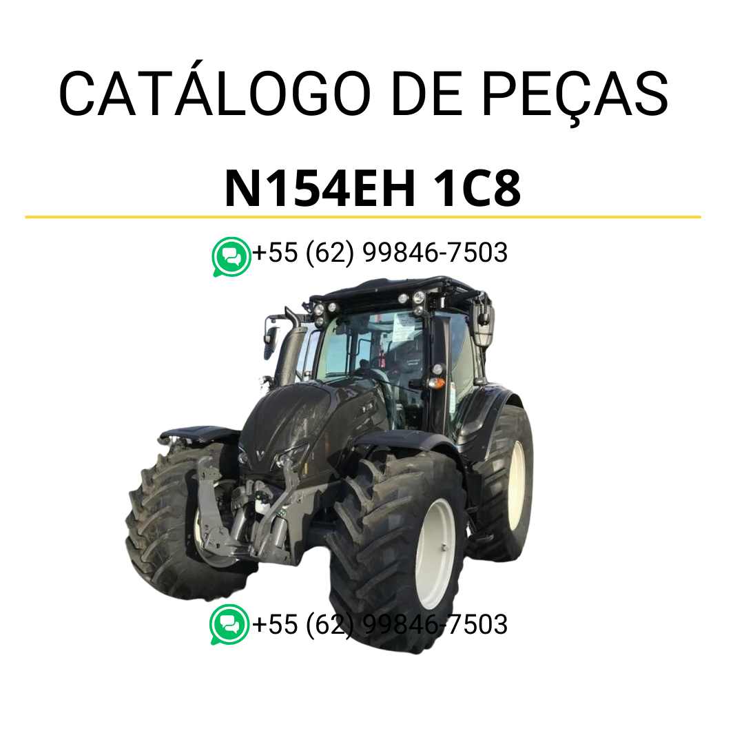 Catálogo de peças Valtra N154ED em PDF com ilustrações detalhadas e lista completa de componentes originais da série N4.