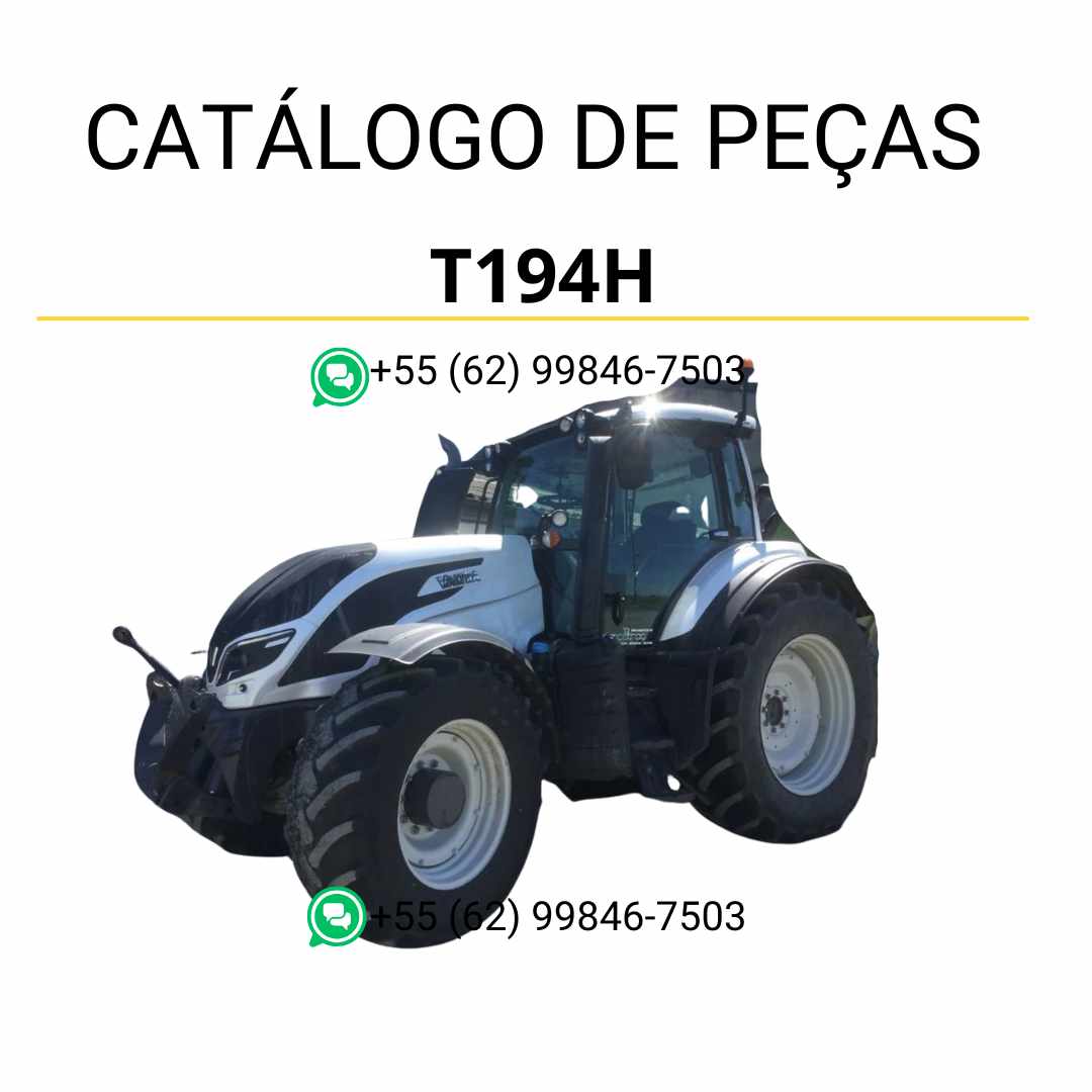 Catálogo de peças Valtra BM100 GII (BR) Trator em PDF — contém ilustrações técnicas detalhadas, diagramas de montagem e lista de componentes originais para manutenção e identificação precisa das peças.