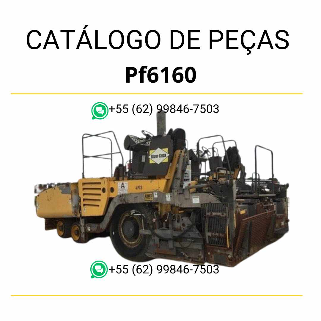 Catálogo de peças Volvo PF6160 em PDF com diagramas completos e códigos de componentes em português