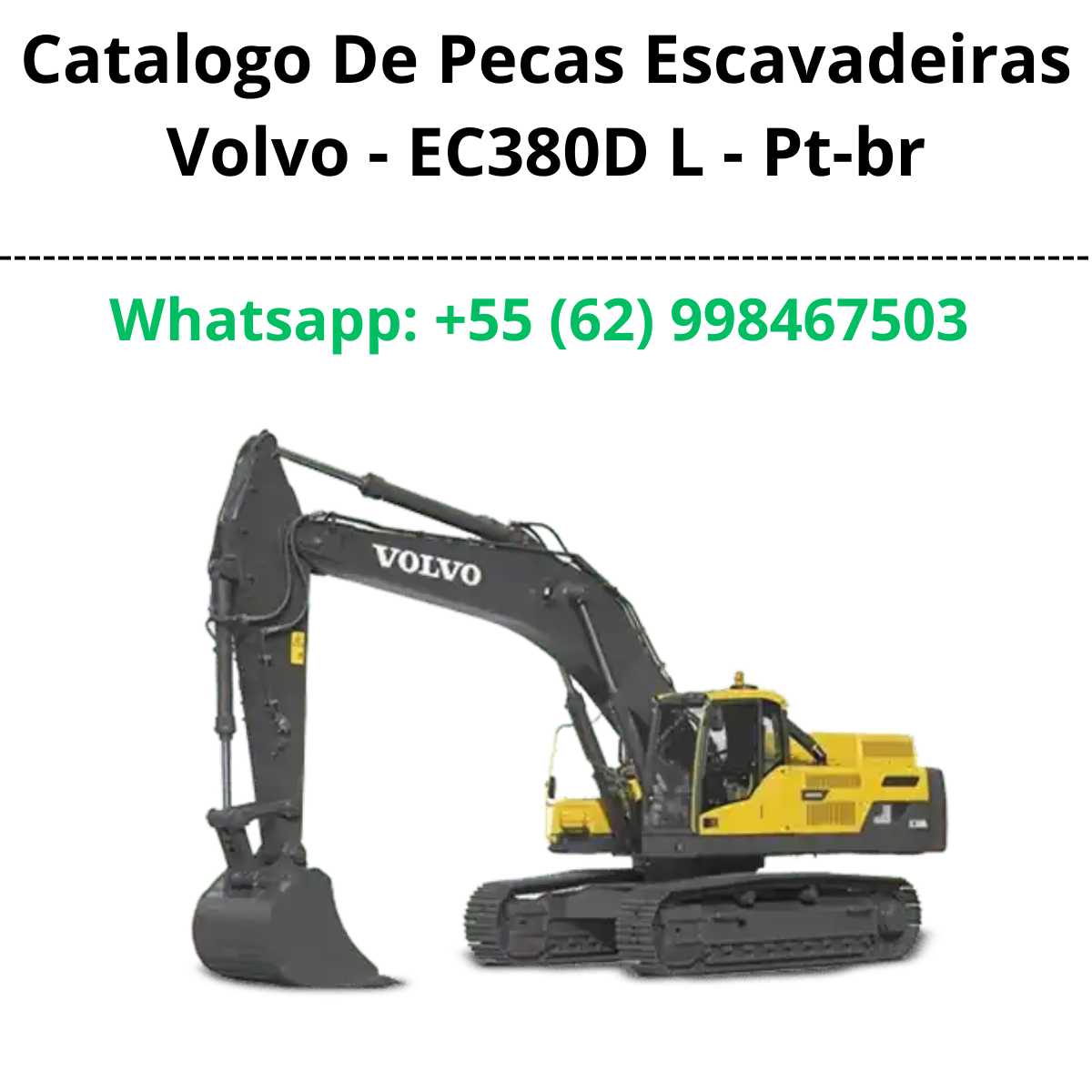 Catalogo De Pecas Escavadeiras Volvo - Ec380d L - Pt-br