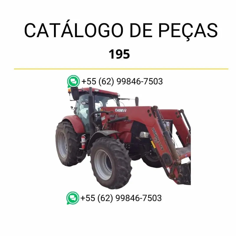Catálogo de peças CASE PUMA 200 CVT em PDF, com lista completa de componentes e ilustrações técnicas detalhadas