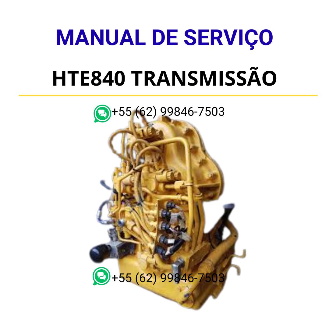Manual de Serviço HTE840 Transmissão Hidráulica Eletrônica Volvo 01