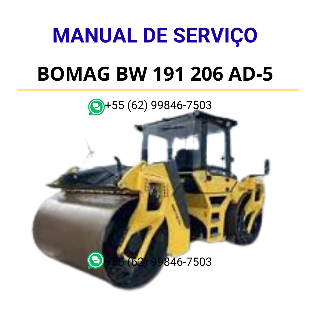 MANUAL DE SERVIÇO - BOMAG BW 191 206 AD-5