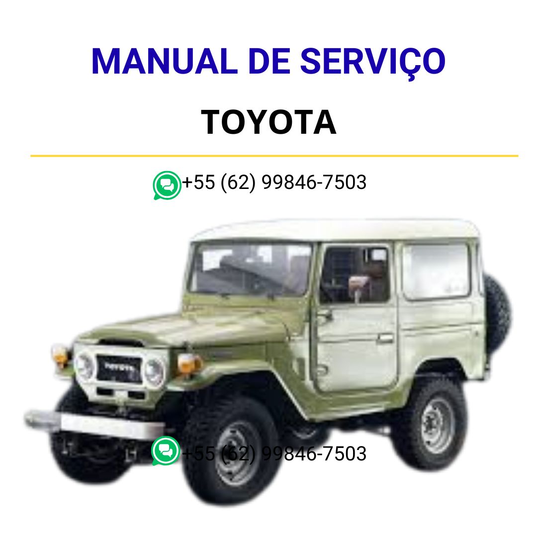 MANUAL DE SERVIÇO - TOYOTA