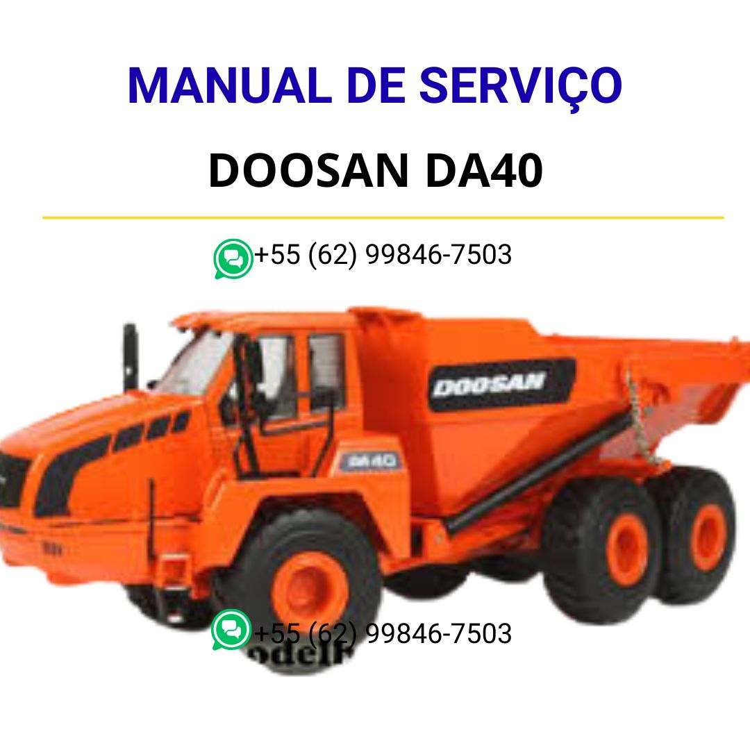MANUAL DE SERVIÇO - DOOSAN DA40
