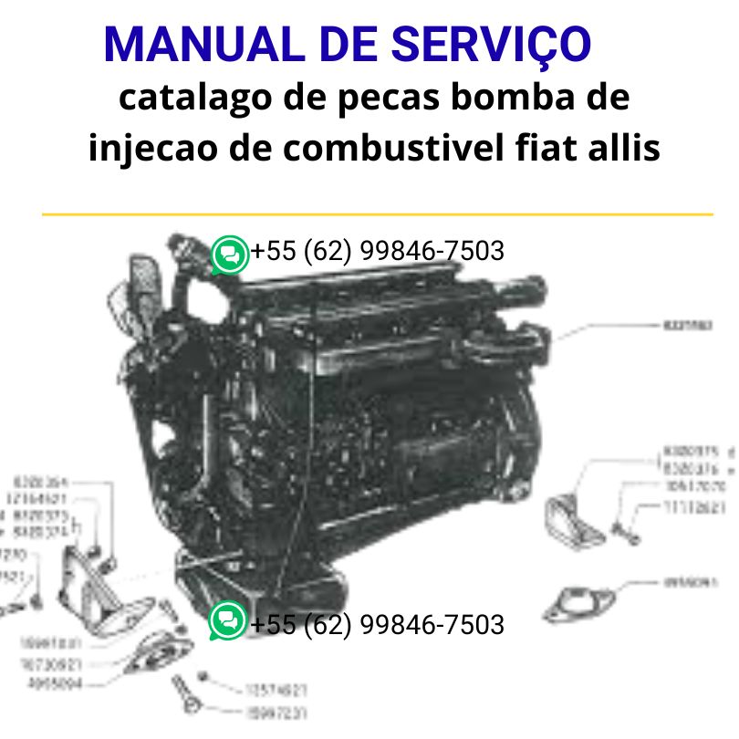 catalago de pecas bomba de injecao de combustivel fiat allis