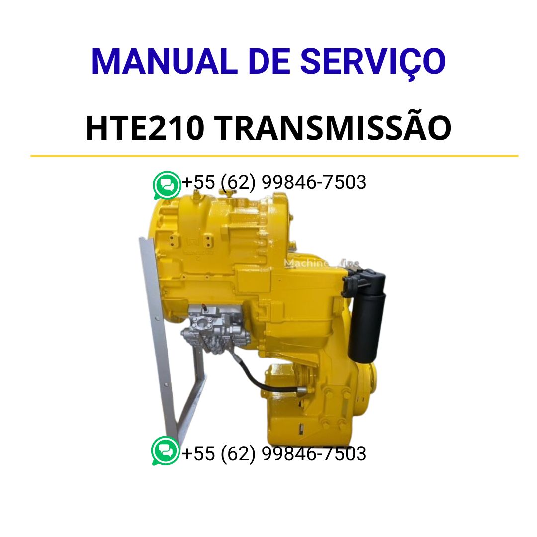 Manual de Serviço HTE210 Transmissão Hidráulica Eletrônica Volvo 02