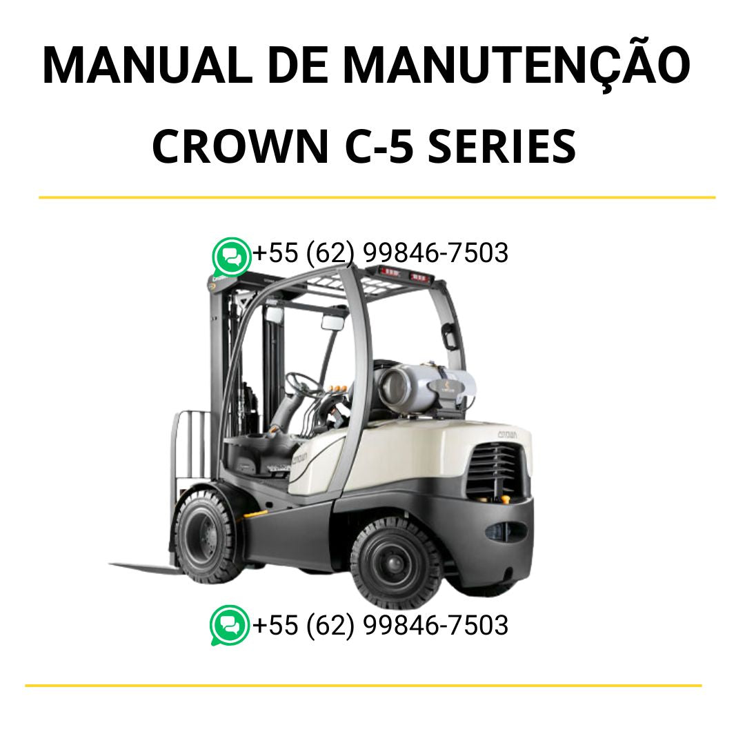 MANUAL DE MANUTENÇÃO PDF EMPILHADEIRA C-5 SERIES - CROWN