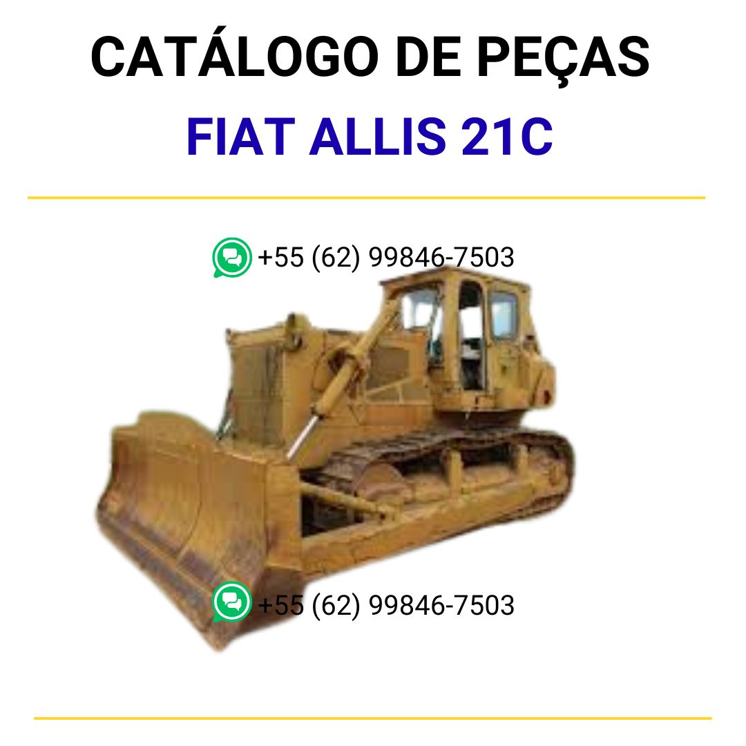 catalago de pecas Trator sobre esteiras 21C fiat allis