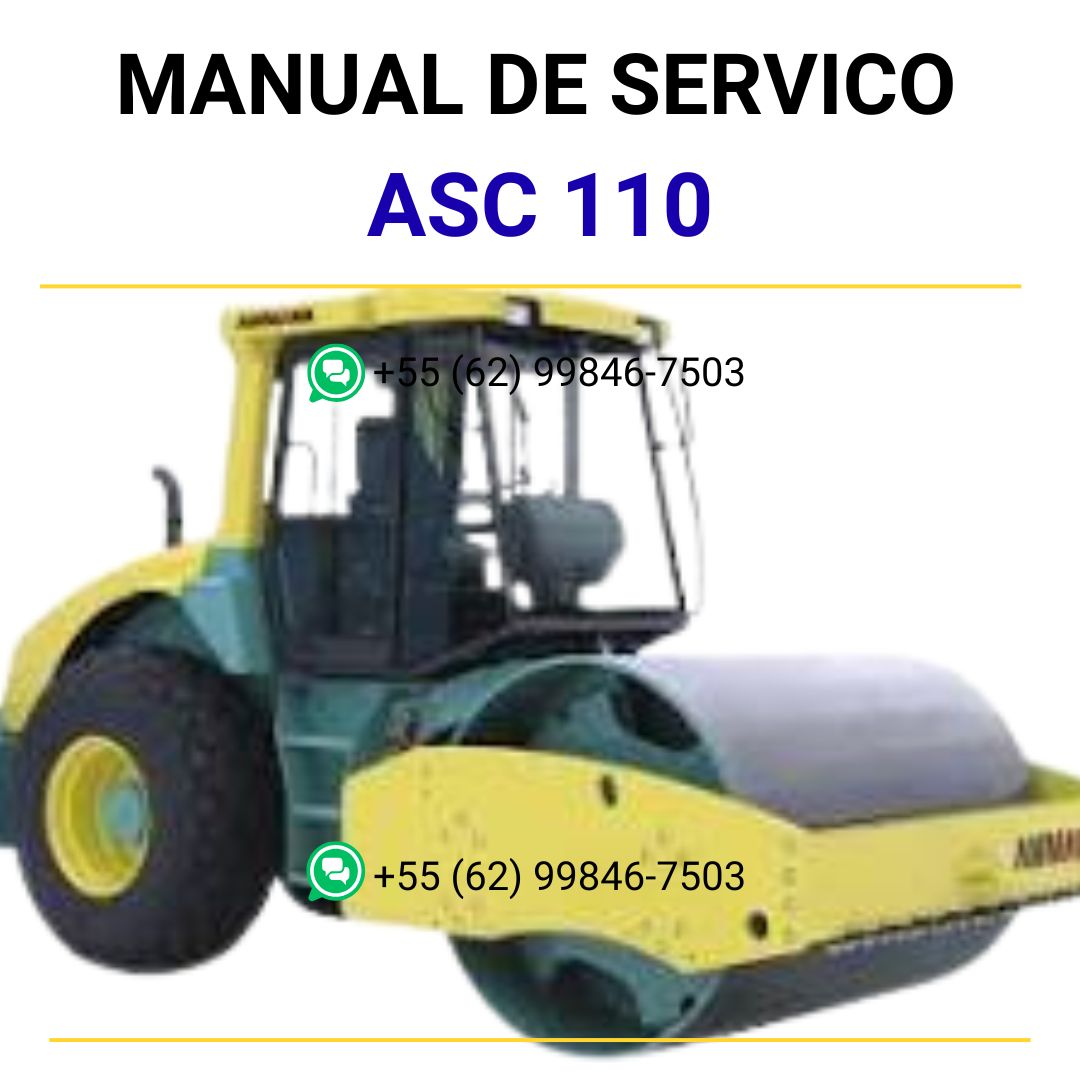 MANUAL DE SERVIÇOS DE OFICINA PDF ROLO COMPACTADOR ASC 110 CUMMINS - AMMANN