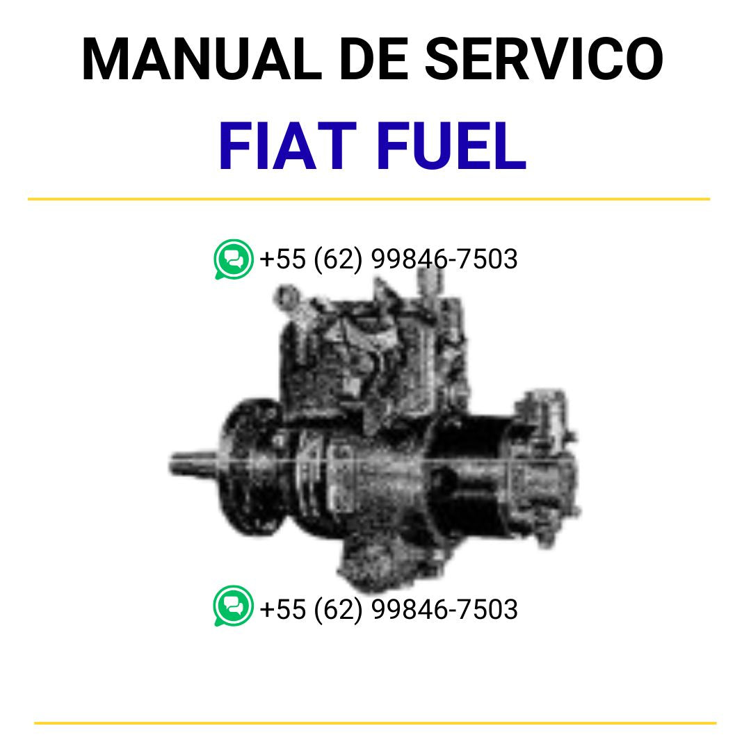 Manual de Serviço Fiat Fuel Injection Pump Roosa Master DM Series & PC 02.89