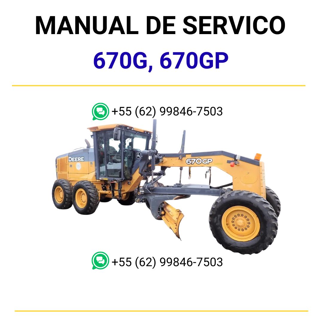 MANUAL ELÉTRICO HIDRÁULICO JOHN DEERE - 670G, 670GP, 672G, 672GP