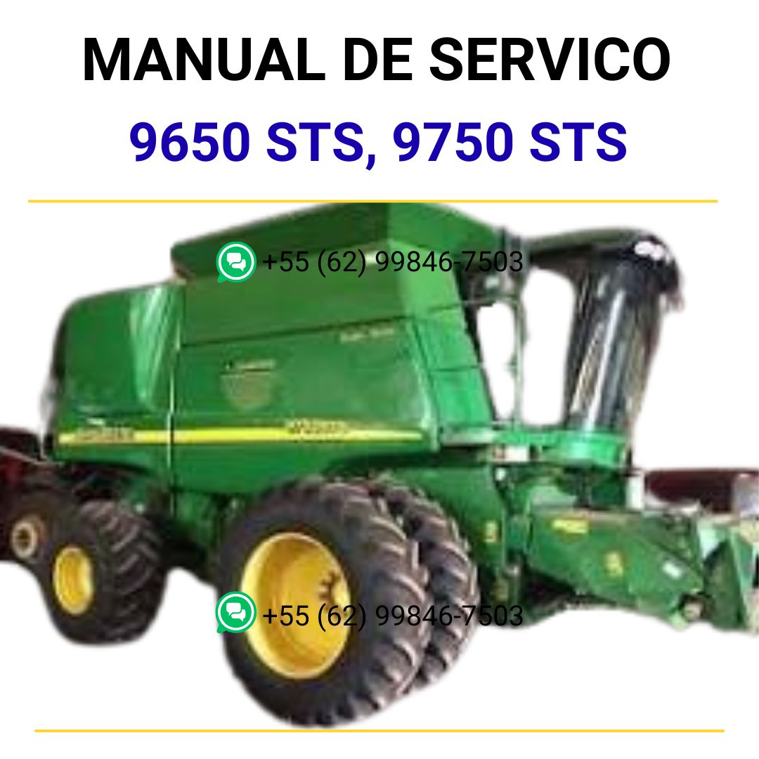 MANUAL ELÉTRICO HIDRÁULICO JOHN DEERE - 9650 STS, 9750 STS - COLHEITADEIRA
