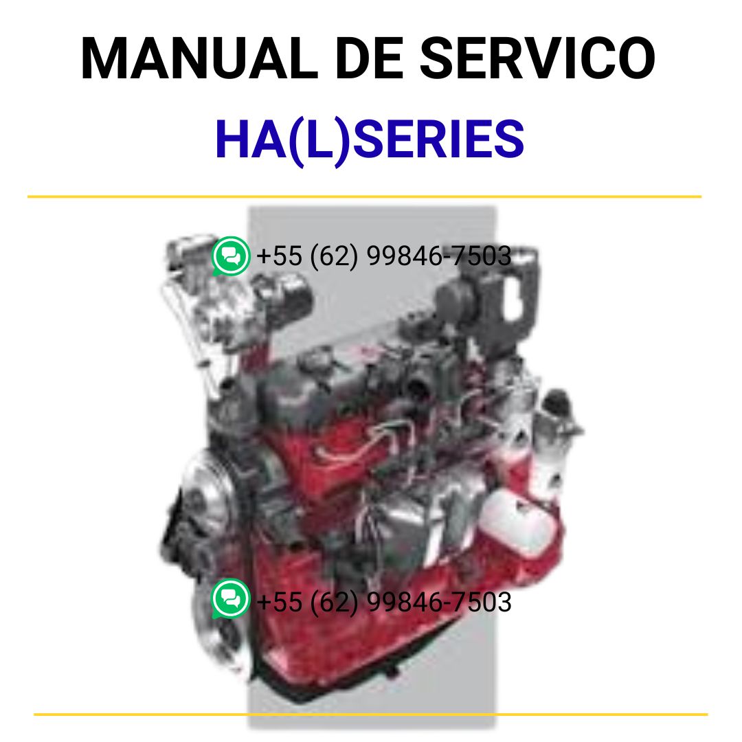 MANUAL DE SERVIÇOS DE OFICINA PDF MOTOR HA(L)SERIES - YANMAR