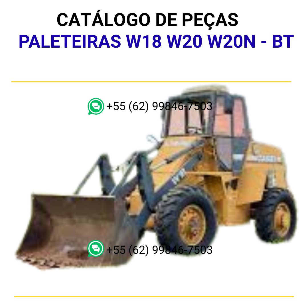 CATALOGO DE PEÇAS PDF PALETEIRAS W18 W20 W20N - BT