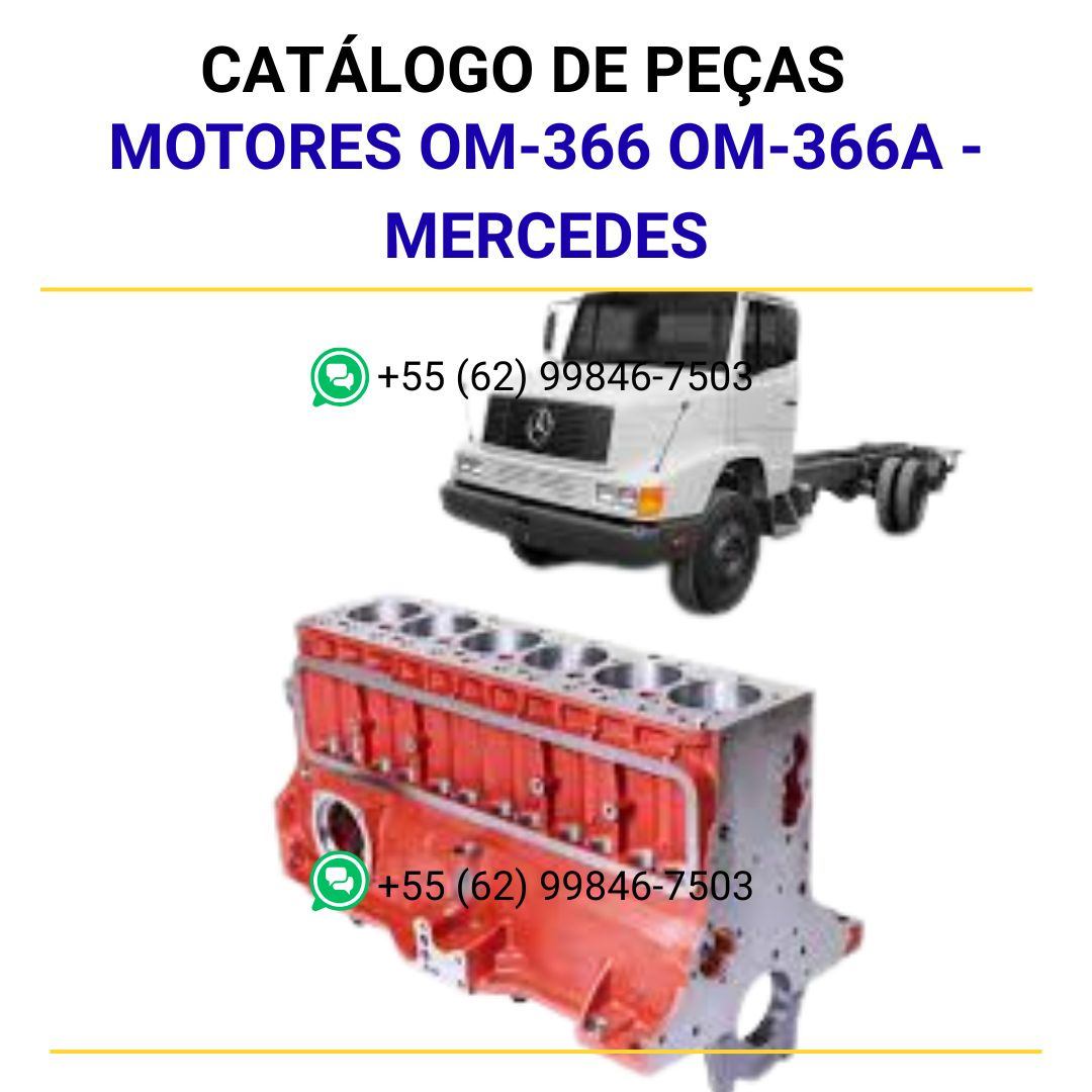 CATALOGO DE PEÇAS PDF MOTORES OM-366 OM-366A - MERCEDES