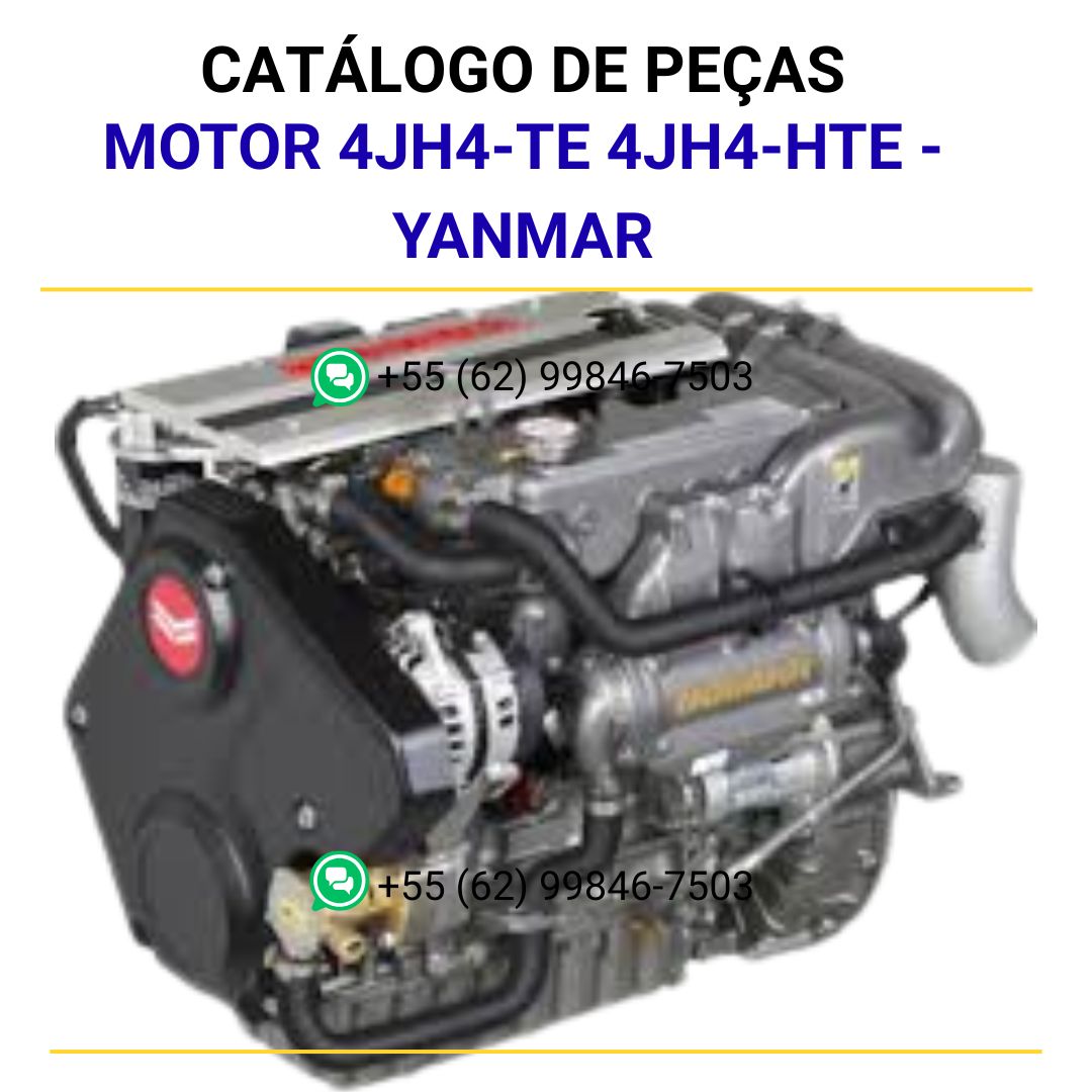 CATALOGO DE PEÇAS PDF MOTOR 4JH4-TE 4JH4-HTE - YANMAR