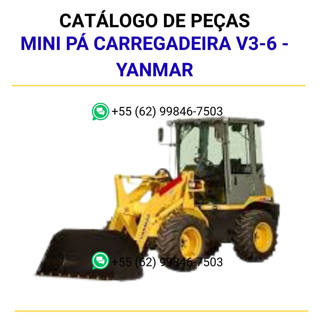 CATALOGO DE PEÇAS PDF MINI PÁ CARREGADEIRA V3-6 - YANMAR