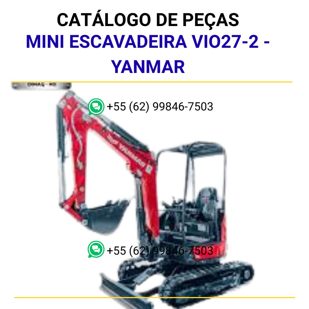 CATALOGO DE PEÇAS PDF MINI ESCAVADEIRA VIO27-2 - YANMAR