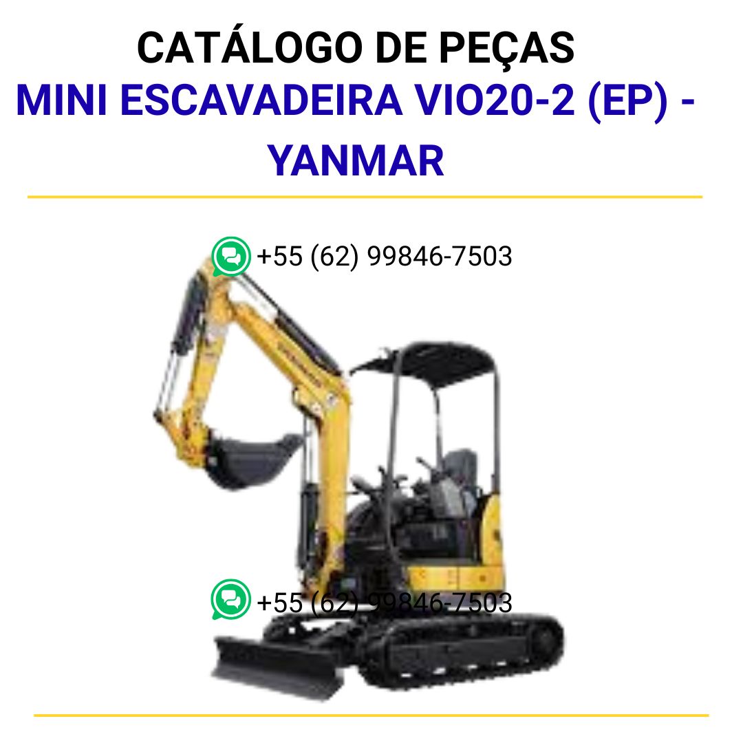 CATALOGO DE PEÇAS PDF MINI ESCAVADEIRA VIO20-2 (EP) - YANMAR