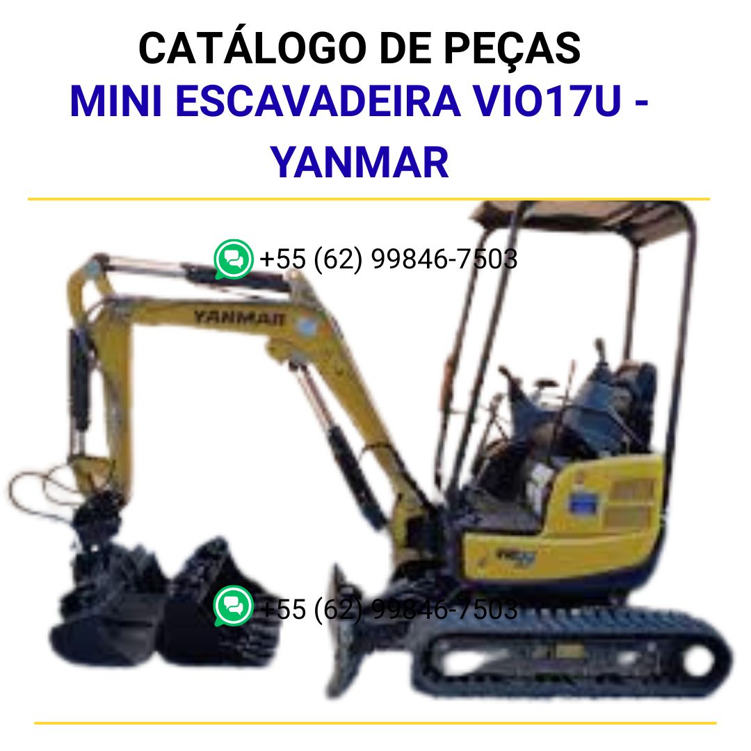 CATALOGO DE PEÇAS PDF MINI ESCAVADEIRA VIO17U - YANMAR