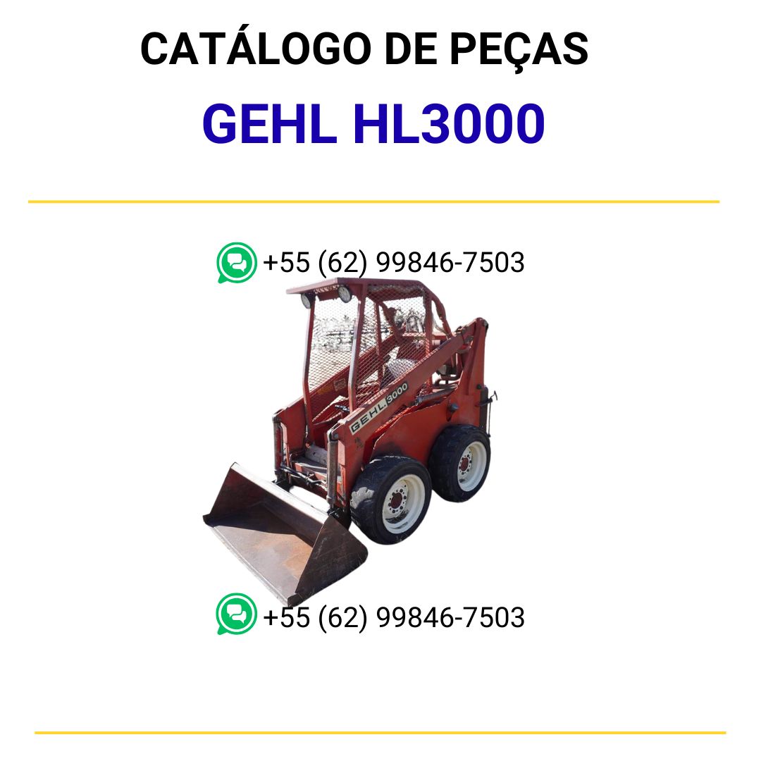 CATALOGO DE PEÇAS PDF MINI CARREGADEIRA HL3000 - GEHL