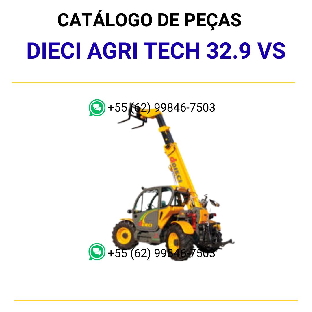 CATALOGO DE PEÇAS PDF MANIPULADOR TELESCÓPICO AGRI TECH 32.9 VS - DIECI