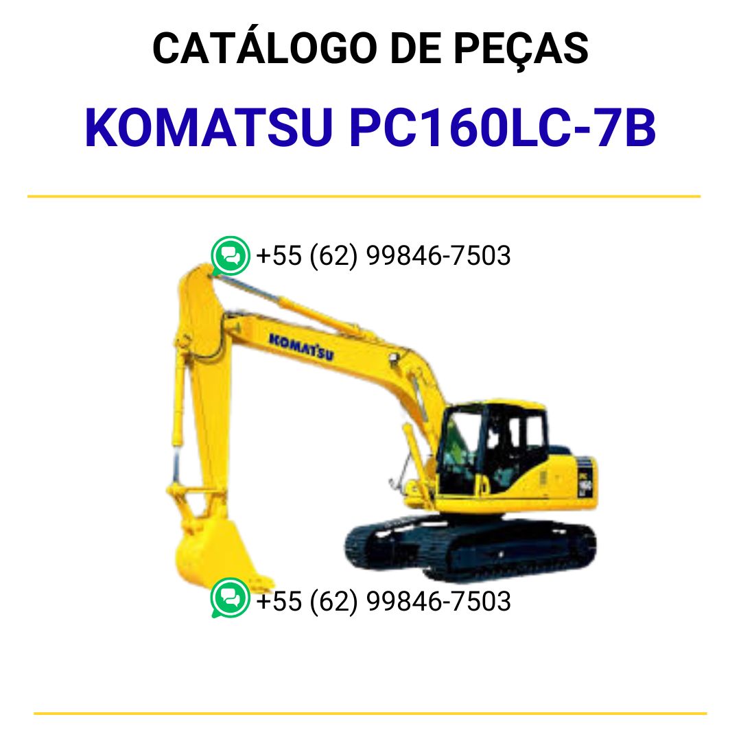 CATALOGO DE PEÇAS PDF ESCAVADEIRA HIDRÁULICA PC160LC-7B - PC160LC-7B