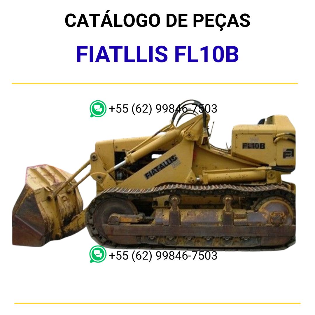 catalago de pecas carregadores de rastreio FL10B fiat allis