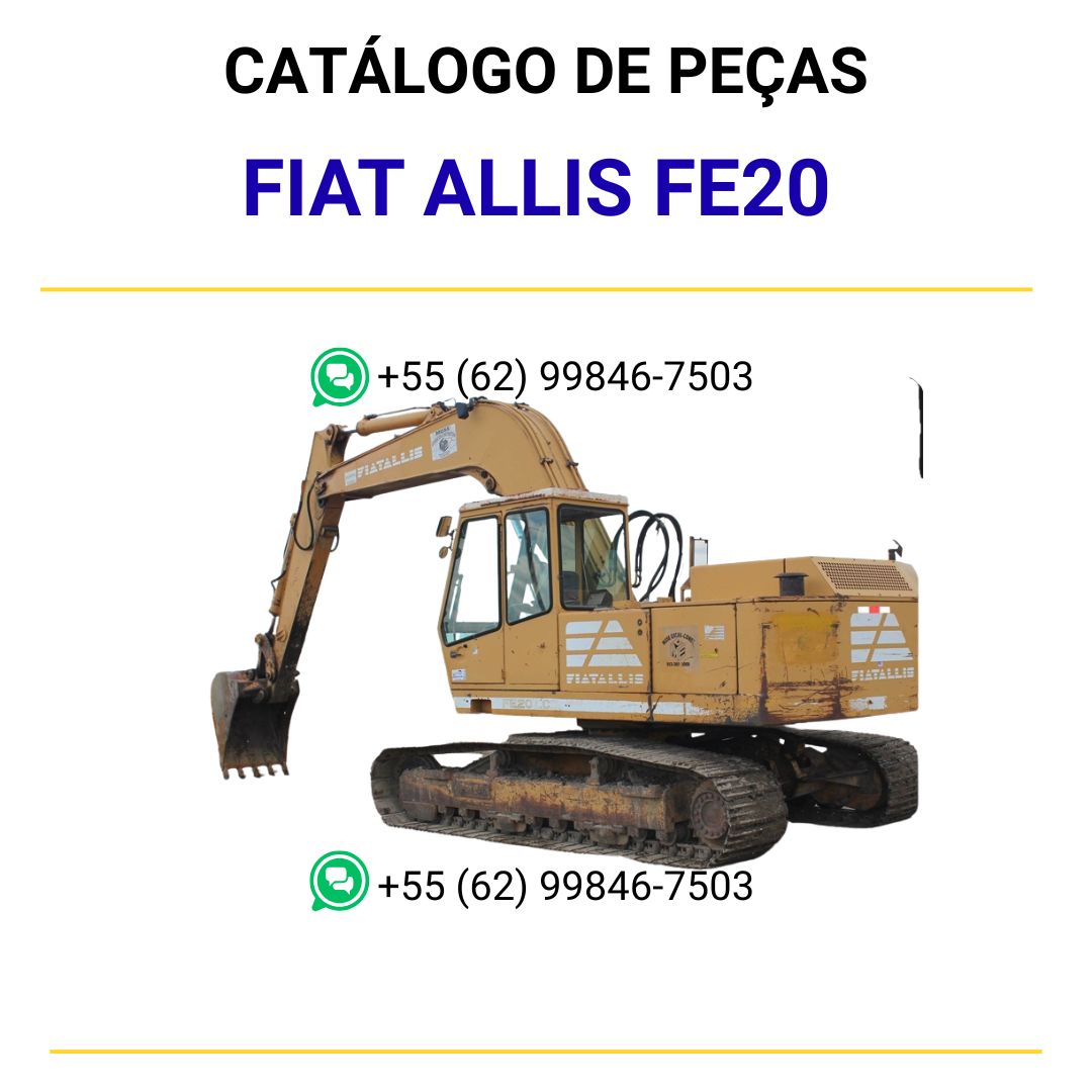catalago de pecas escavadeiras FE20 fiat allis