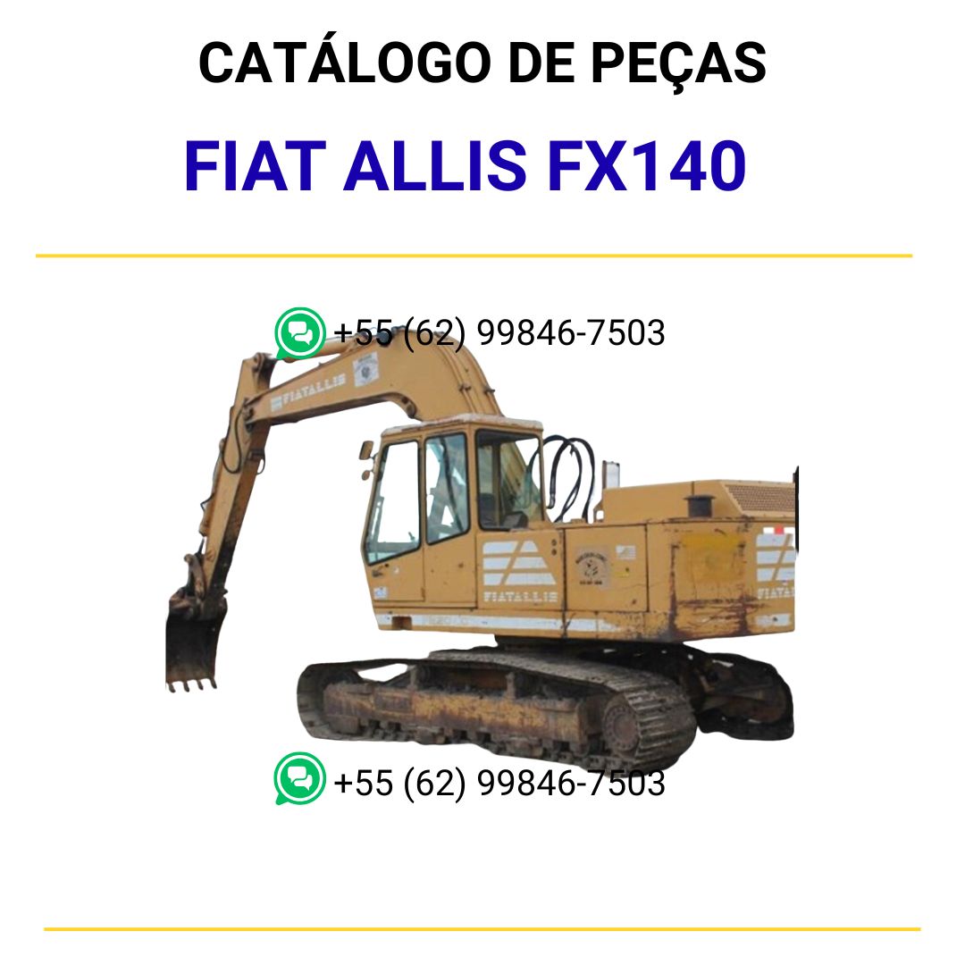catalago de pecas escavadeiras FX140 fiat allis