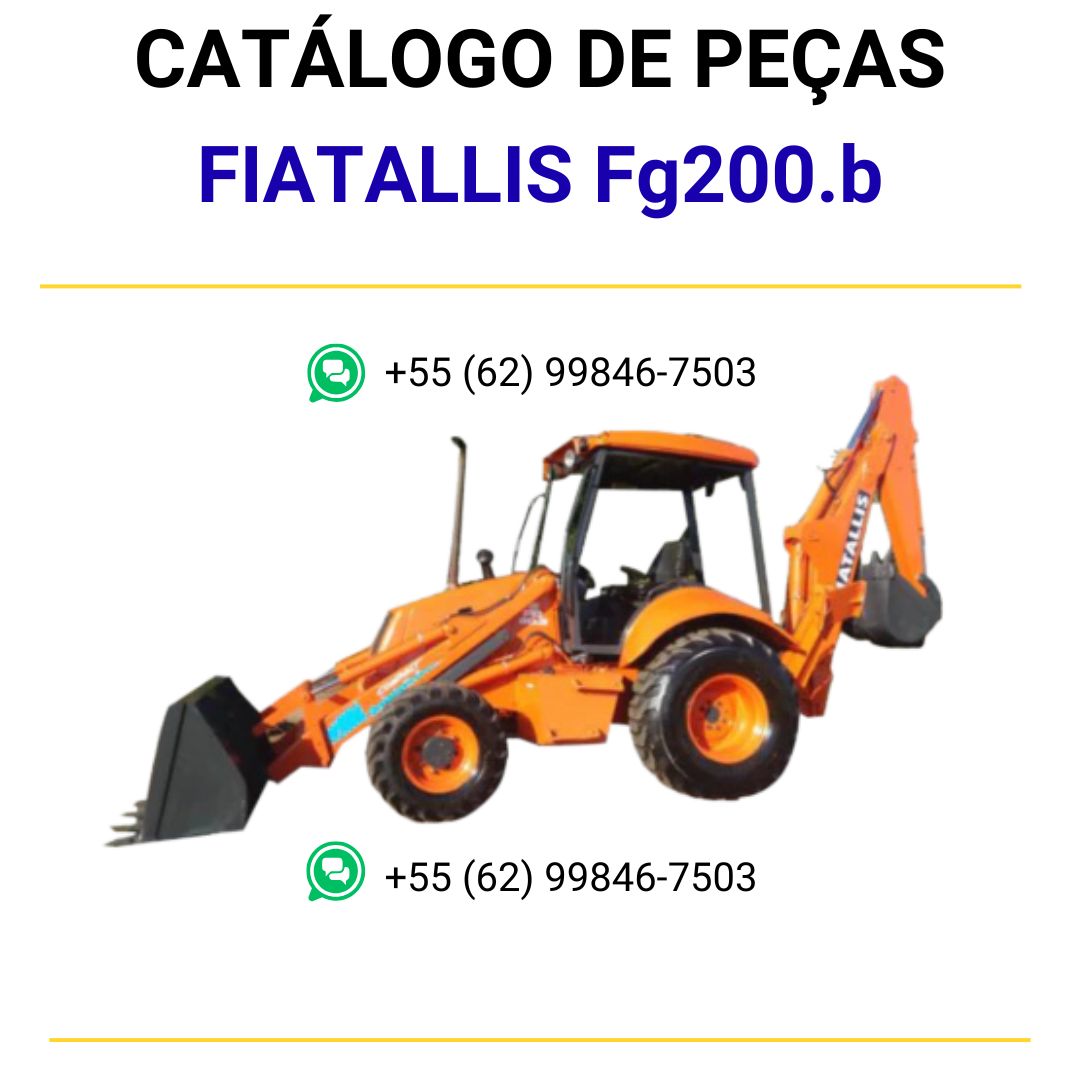 Catálogo Peças Motoniveladora Patrola Fiatallis Fg200.b