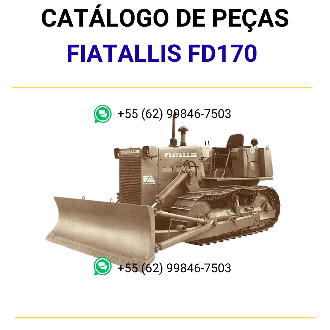 Catálogo De Peças Fiatallis Fd170 Trator De Esteira