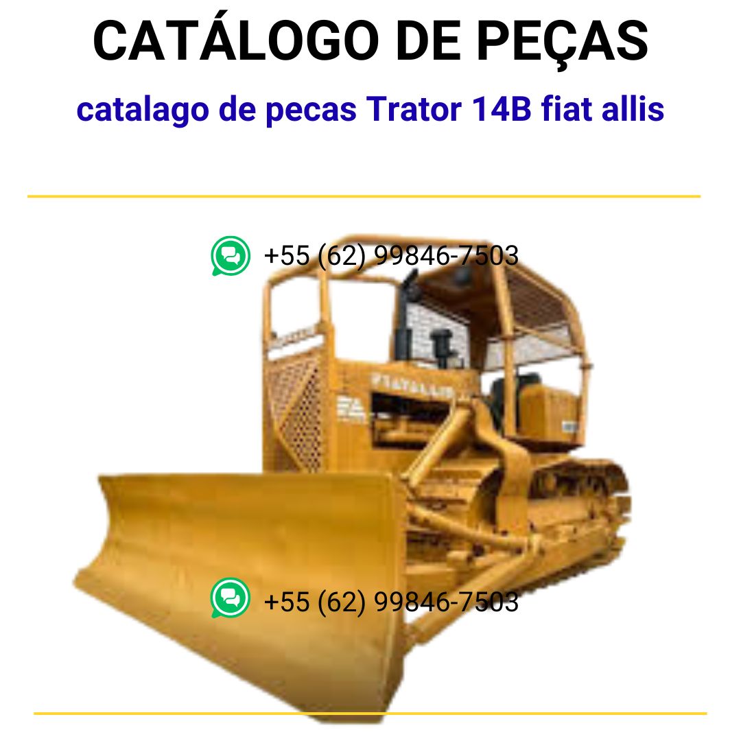 catalago de pecas Trator 14B fiat allis