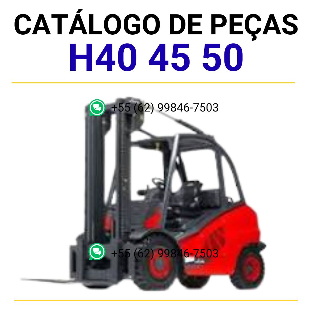 CATALOGO DE PEÇAS PDF EMPILHADEIRAS H40 45 50 - LINDE