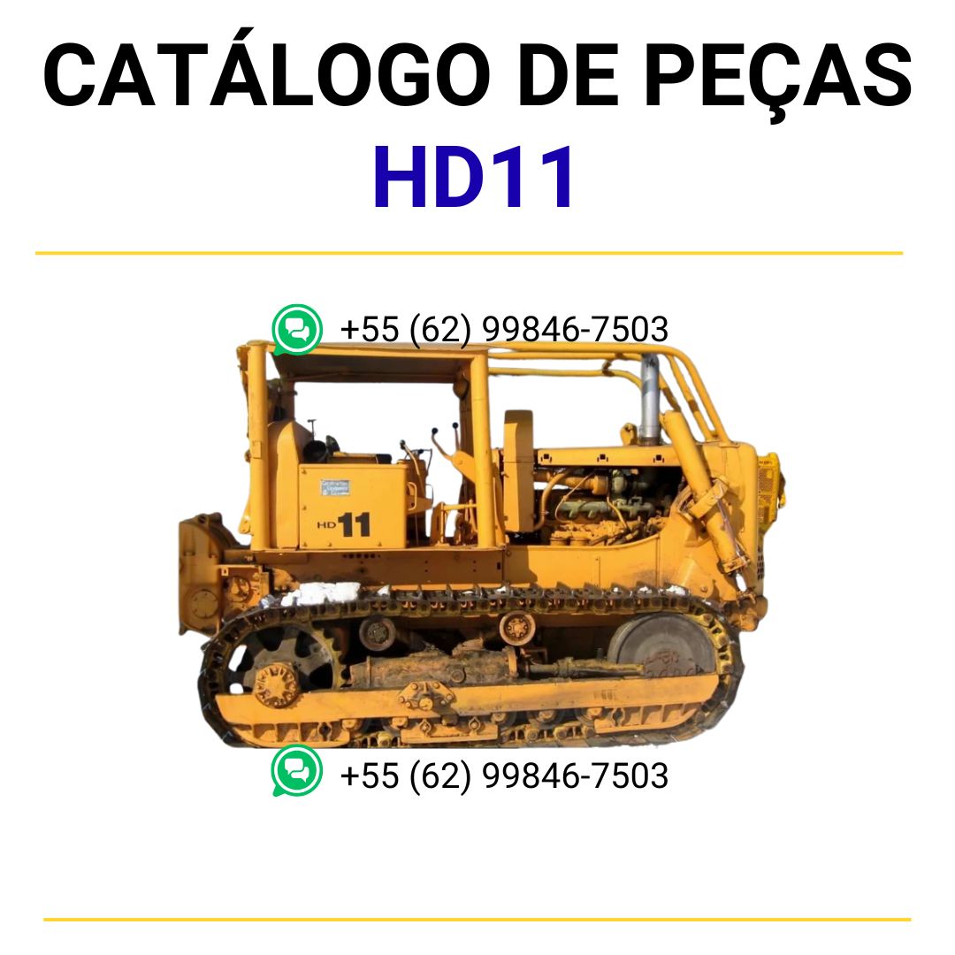 catalago de pecas Trator sobre esteiras HD11 fiat allis