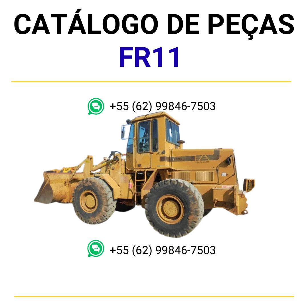 catalago de pecas retroescavadeira FR11 fiat allis