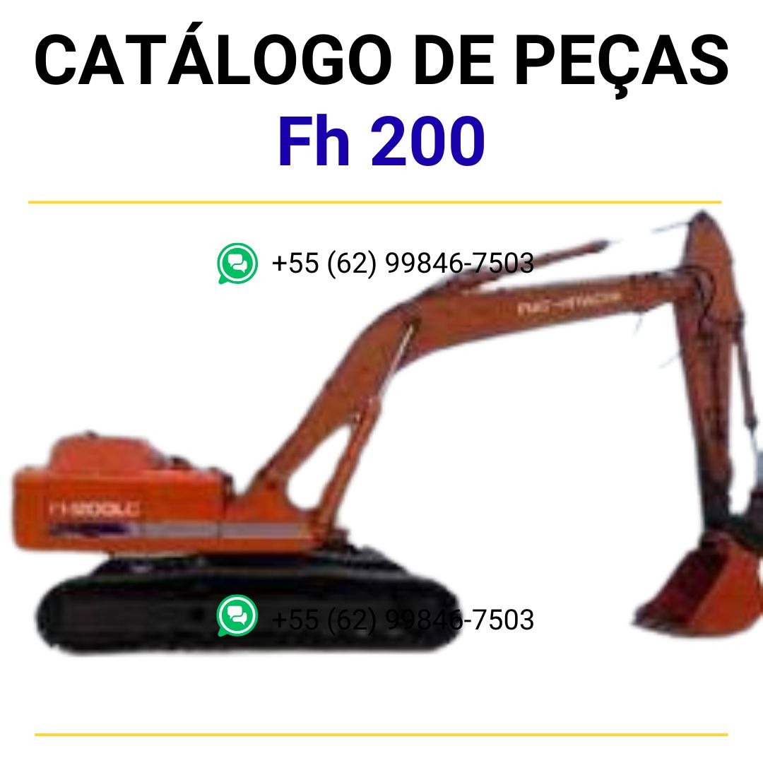Catálogo De Peças Fiatallis Fh 200 - Escavadeira Hidráulica