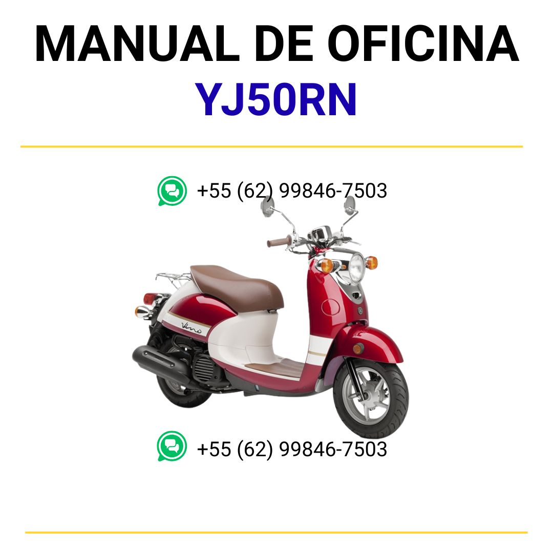 MANUAL DE SERVIÇOS DE OFICINA PDF YJ50RN - YAMAHA
