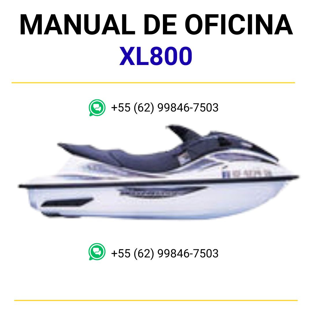 MANUAL DE SERVIÇOS DE OFICINA PDF WAVERUNNER XL800 - YAMAHA