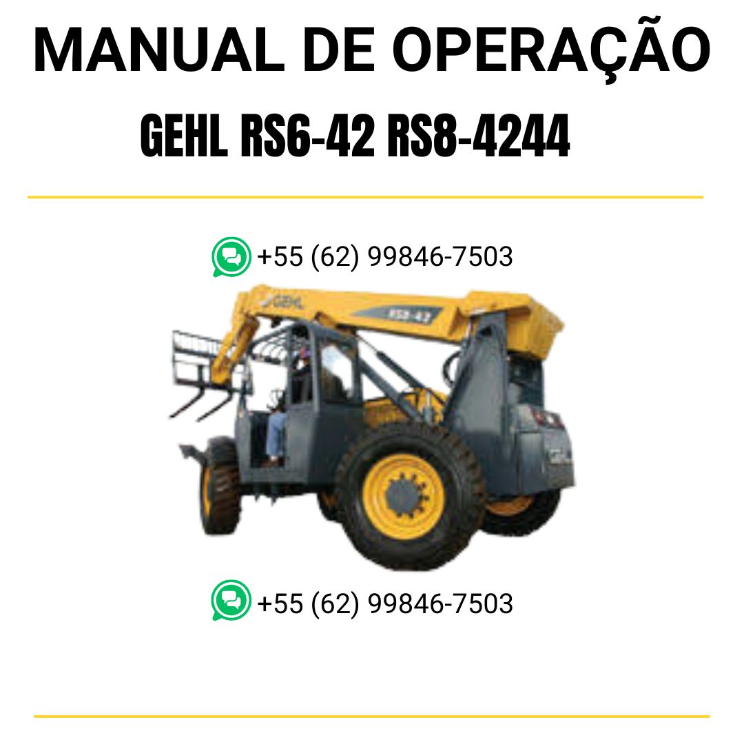 MANUAL DE OPERAÇÃO GEHL RS6-42 RS8-4244