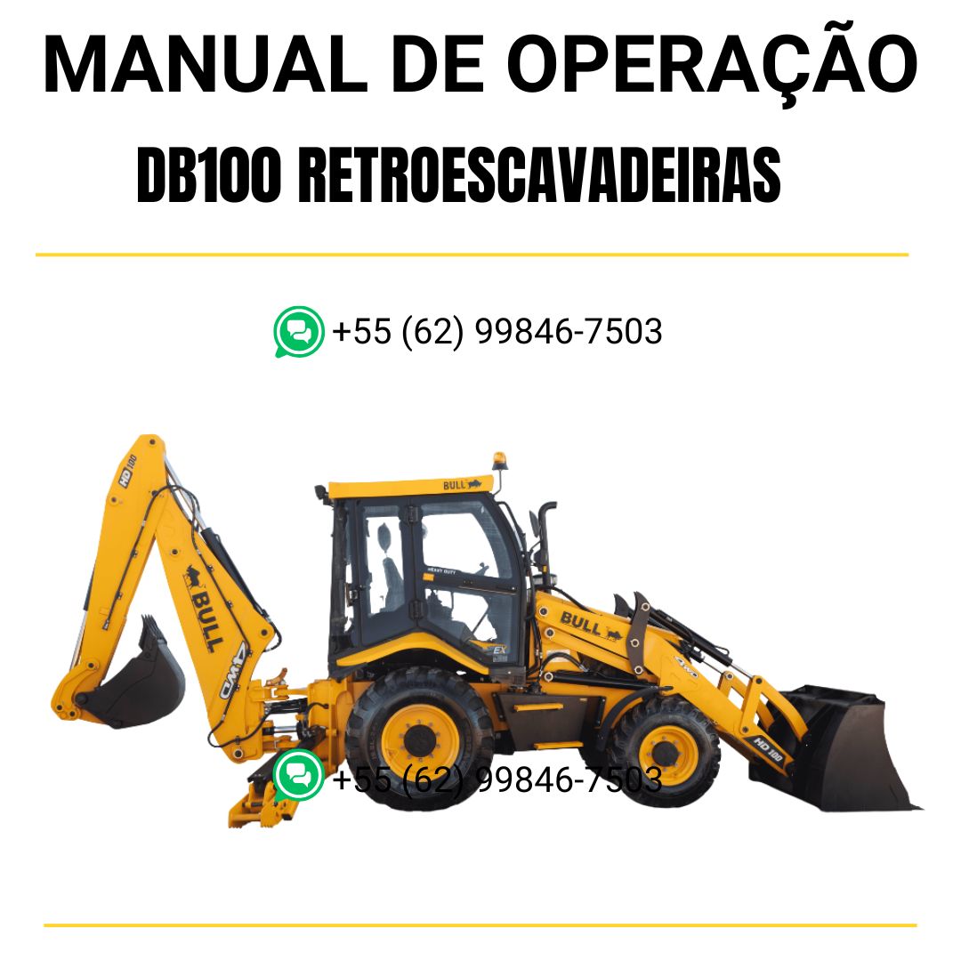 MANUAL DE OPERAÇÃO DEVELON DB100 RETROESCAVADEIRAS CARGADORAS